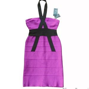Herve leger rare bow dress